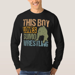 Camiseta A Este Niño Le Encanta El Sumo Luchando Contra El