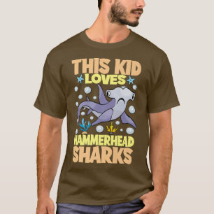 Camiseta A Este Niño Le Encanta El Tiburón Hammerhead I Kid