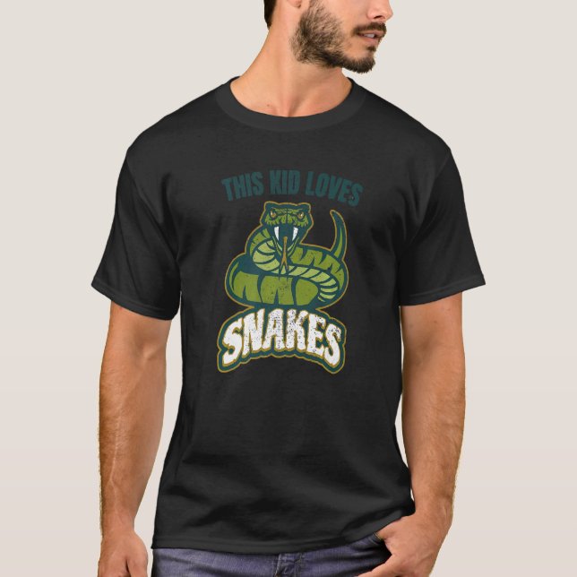 Camiseta A Este Niño Le Encanta La Cita De La Serpiente Vip (Anverso)