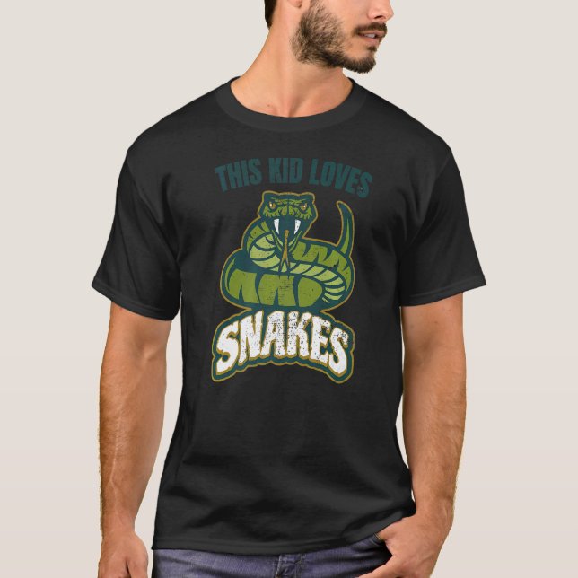 Camiseta A Este Niño Le Encanta La Cita De La Serpiente Vip (Anverso)