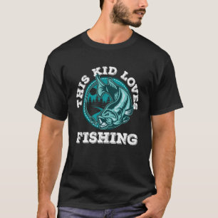 Camiseta A Este Niño Le Encanta Pescar Pescado Pescador