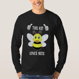 Camiseta A Este Niño Le Encantan Las Abejas, Las Abejas Sal