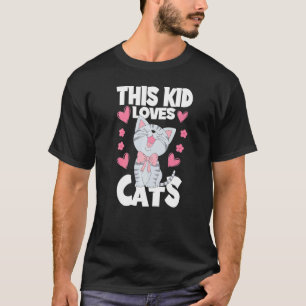 Camiseta A Este Niño Le Encantan Los Gatos Que Quise Que Yo