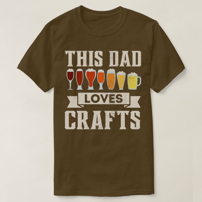 Camiseta A este papá le encanta la cerveza artesanal que am (Diseño del anverso)
