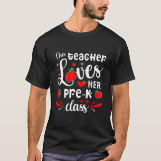 Camiseta A este profesor le encanta su estudiante de preesc