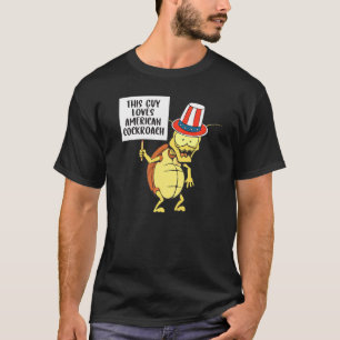 Camiseta A este tipo le encanta el insecto americano de pla