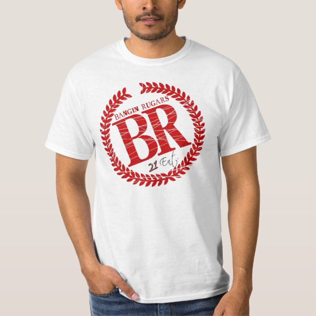 Camiseta a estrenar del logotipo del "BR" (Anverso)