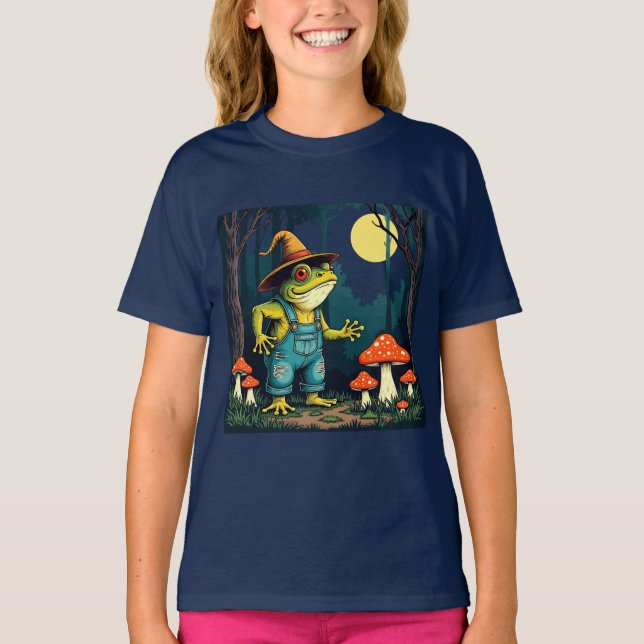 Camiseta A Familiar Toad Witch Foraging At Night (Anverso)