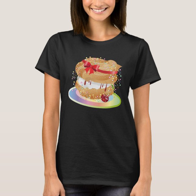 Camiseta A filled wind bag with  bow illustration (Anverso)