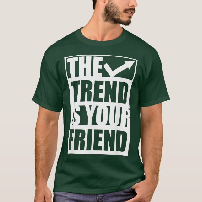Camiseta A forex stock trading trader trend following (Anverso)
