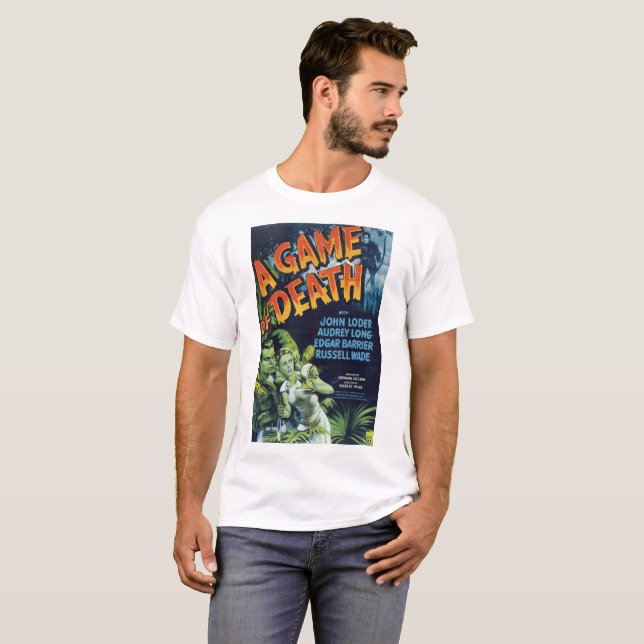 Camiseta A Game, vintage movie poster (Anverso completo)