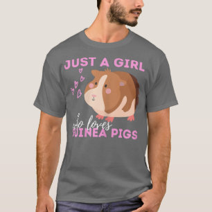 Camiseta A Girl Who Loves Guinea Pigs Guinea Pig Guinea Pig