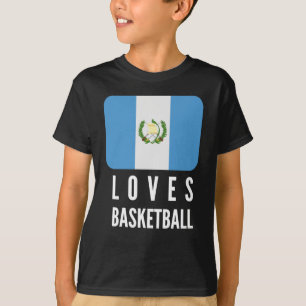 Camiseta A Guatemala le encanta el baloncesto