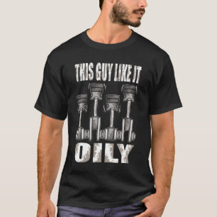 Camiseta A Guy Pistonhis le gusta el mecánico de automóvile