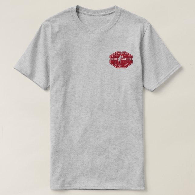 Camiseta A.H. Leathers Dixie Swatter Baseball Dickson TN. (Diseño del anverso)