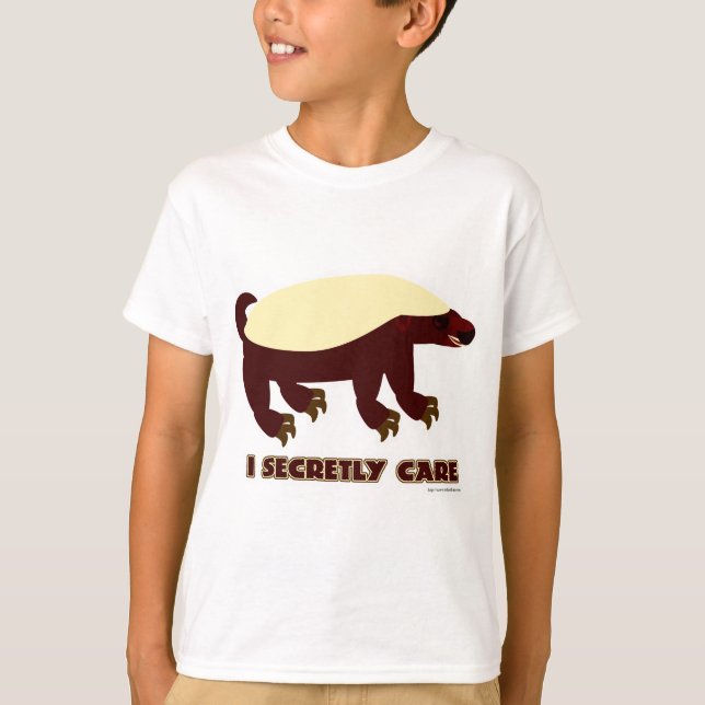 Camiseta A Honey Badger le importan secretamente (Anverso)