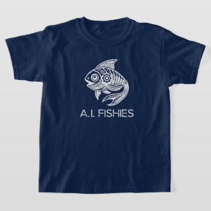 Camiseta A.I. Fishies White Design Shirt