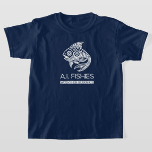 Camiseta A.I. Fishies Woerther Robotics White Design Shirt
