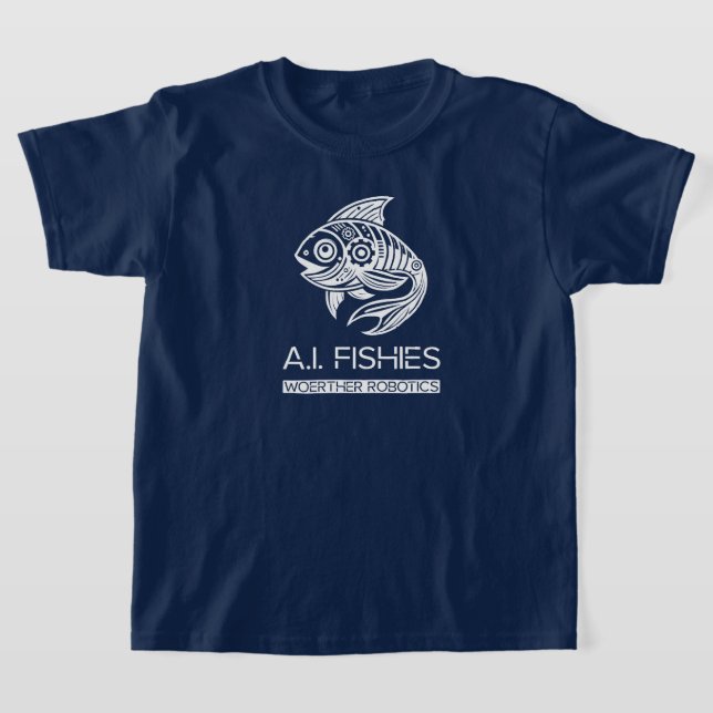 Camiseta A.I. Fishies Woerther Robotics White Design Shirt (Distribución)
