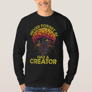 Camiseta A I Inteligencia Artificial Robot Robótica Aprendi