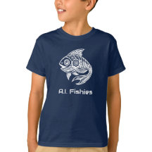 A.I. Pines [Texto editable] Camisas de diseño blan