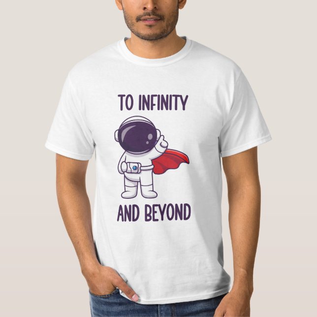 Camiseta A infinito y más allá (Anverso)