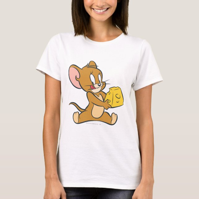 Camiseta A Jerry Le Gusta Su Queso (Anverso)