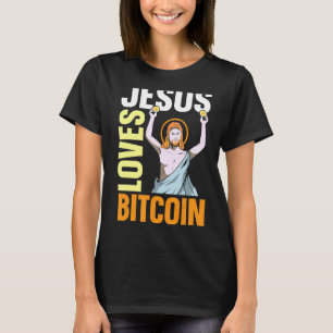 Camiseta A Jesús Le Encanta El Bitcoin Los Inversores Crist