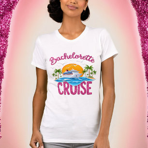 Camiseta a juego con brillo rosa para crucero de s