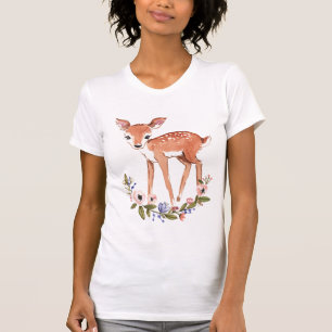 Camiseta a juego de los pequeños ciervos