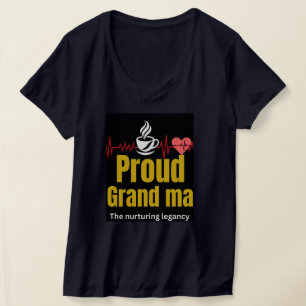 Camiseta a juego de orgullosa abuela enfermera   F