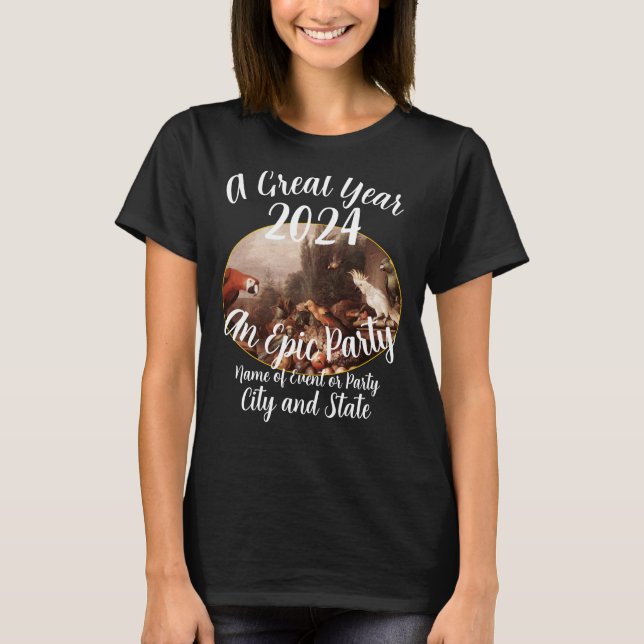 Camiseta a juego para fiesta de cumpleaños familia (Anverso)
