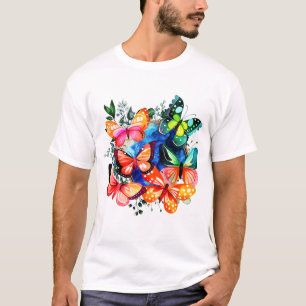 Camiseta A Kaleidoscope Of Butterflies