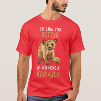 Camiseta A Kinkajou Le Gustaría Mejor Animal De Noche Kinka