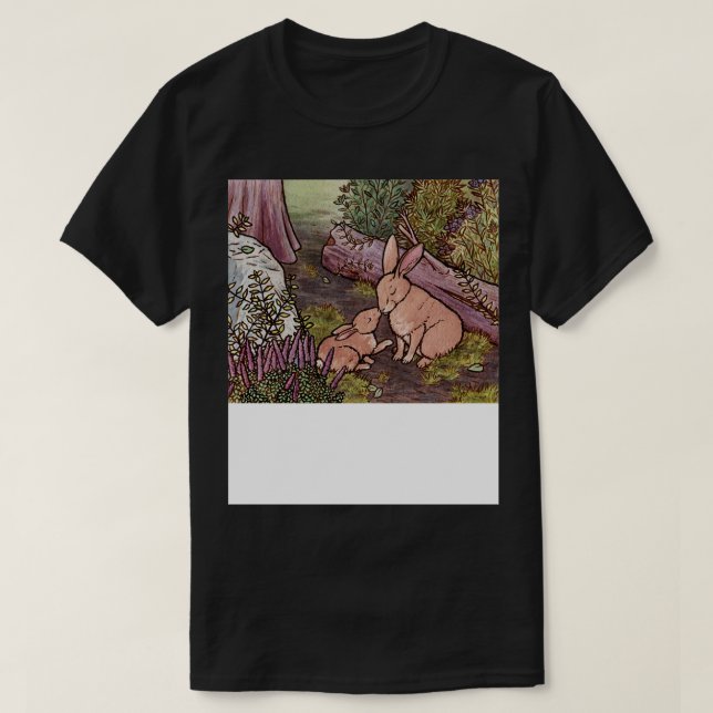 Camiseta A Kiss on the Nose for Mama Bunny  (Diseño del anverso)