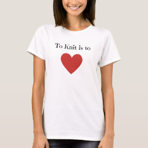 Camiseta A Knit es para amar -