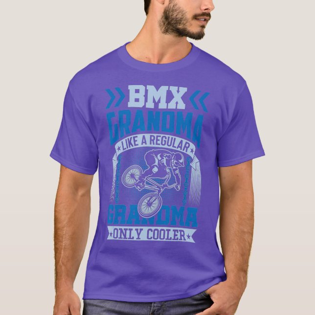Camiseta A la abuela BMX Le Gusta El Único Refrigerador De  (Anverso)
