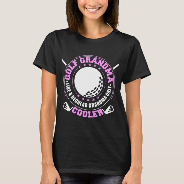 Camiseta A La Abuela Del Golf Le Gusta Una Abuela Regular S (Anverso)