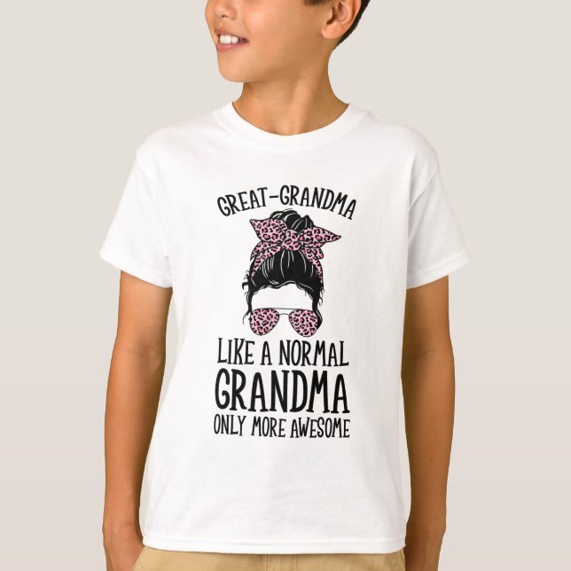 Camiseta A La Abuela Le Gusta La Abuela Normal Sólo Más Ate (Anverso)