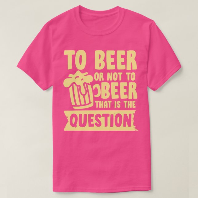 Camiseta A la cerveza o no (Diseño del anverso)