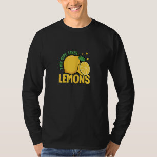 Camiseta A la chica le gustan las frutas de limonada de ver