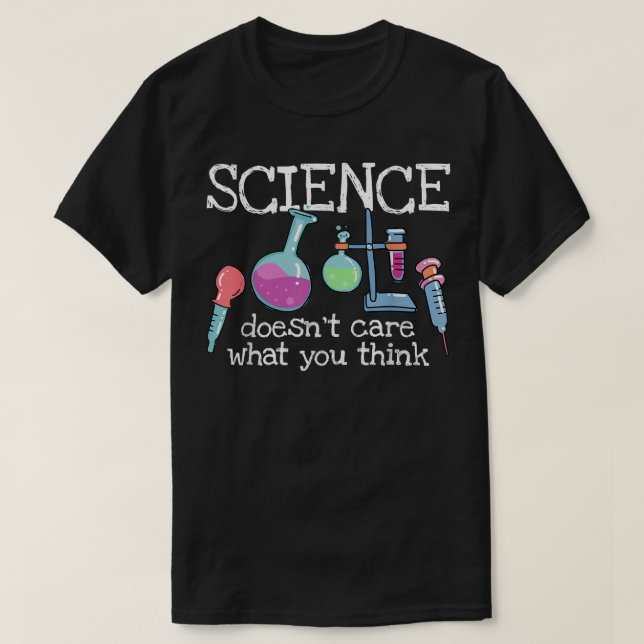 Camiseta A la ciencia no le importa lo que pienses - Dicien (Diseño del anverso)