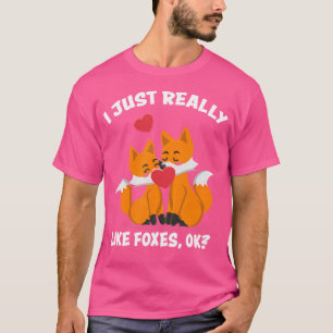 Camiseta A La Curva Y Graciosa Fox Lover Me Gusta Realmente