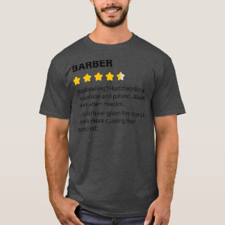 Camiseta a la definición divertida de BARBER