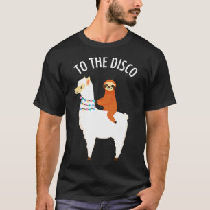 Camiseta A La Discoteca Divertida Llanto A Llama Alpaca