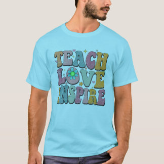 Camiseta A la escuela inspirar amor a la enseñanza