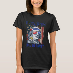 Camiseta A La Gente Nos Gusta El Fiesta Ben Franklin Bebien