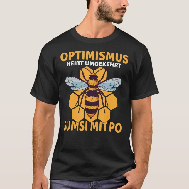 Camiseta A la inversa, el optimismo significa Sumsi con Po (Anverso)