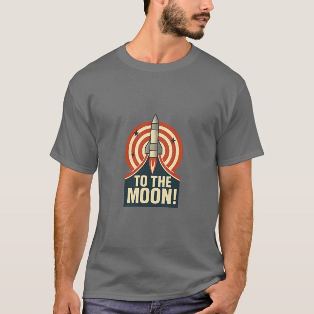 Camiseta ¡A la luna! (Anverso)