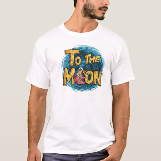 Camiseta A La Luna (Anverso)